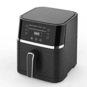 Nouvelle plaque chauffante en acier inoxydable galvanisé laminé à froid Friteuse électrique à air carré 8011D 6.5L - Product Image 3