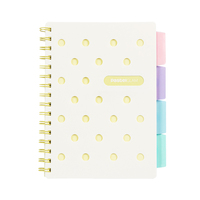 Benutzer definiertes Logo A4 3-Ring-Binder Notebook Weizens troh PU-Leder Erweiterbare Datei Tasche PP PVC-Tasche Schul portfolio Spiral A5
