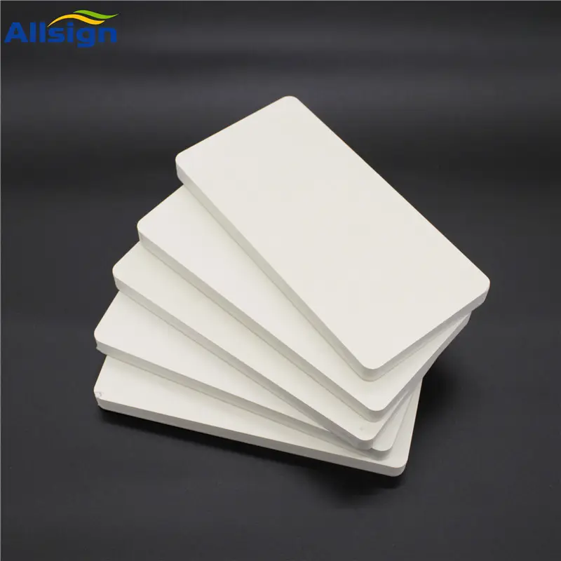 Allsign PVC Rigid Foam Board , pvc hard foam sheet White PVC Foam Sheet, Heat Insulation High Density pvc foam