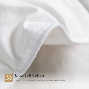 Custom King Queen Single Size bianco Hotel camera da letto tutte le stagioni solido bianco Hypo-allergenic cotone piumino <span class=keywords><strong>piumone</strong></span> - Product Image 2