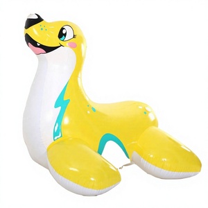 Juguete Inflable de León Marino de PVC, Resistente al Agua, Plegable, Ligero y Portátil, para Piscina - Product Image 4