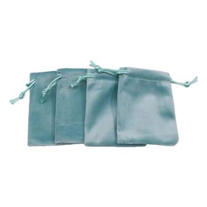 Sac à bijoux en velours avec logo personnalisé, pochette à cordon pour emballages cadeaux de Noël - Product Image 6