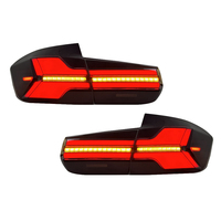 Feux arrière à LED pour BMW Série 3 F30 F35 2013-2019, style G05 X5, avec feux de freinage, de recul et clignotants séquentiels gauche et droit