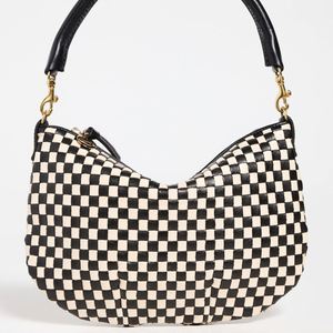 Bolso Bandolera de Cuero a Cuadros Negro Personalizado para Mujer, Bolso de Viaje Casual, Bolso Grande Clásico, Ajustable e Impermeable - Product Image 3