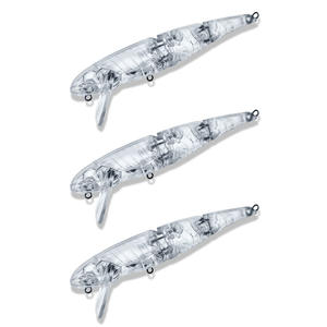 Isca Flutuante Multi-Seções Top Right Z-7461 115mm 15.8g, Iscas em Branco Não Pintadas, Isca Dura ABS Artificial - Product Image 6