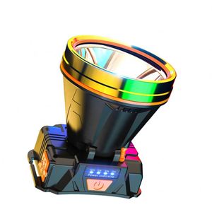 Linterna Frontal Recargable USB CITICITY, Portátil, con Zoom, Resistente al Agua, Tres Modos, con Indicador de Batería, Linterna LED - Product Image 6