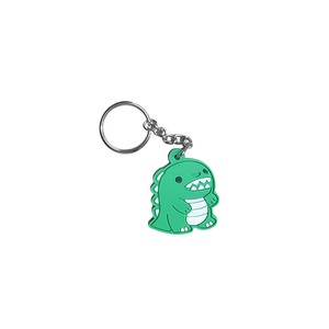 Llavero de Dinosaurio de PVC Suave Personalizado, Lindo Llavero de Goma con Forma de Dinosaurio, Logotipo Personalizado, Regalo Promocional para Niños - Product Image 1