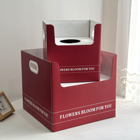 Boîte d'emballage personnalisée OEM pour la fête des mères, boîte à fleurs, boîte cadeau écologique mémorable avec impression CMYK, idées de boîtes cadeaux