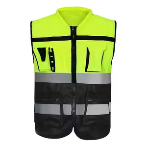 Gran oferta, chaleco de trabajo al aire libre con logotipo personalizado, ropa protectora de alta visibilidad con tiras reflectantes de alta visibilidad - Product Image 5