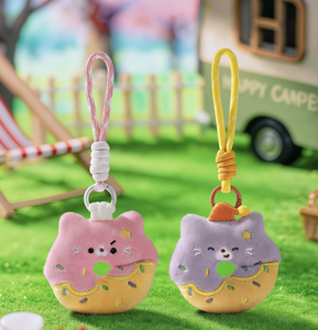 Lindo Llavero de Peluche de Gato Donut, Colgante de Gato de Peluche de Dibujos Animados, Súper Suave, 0-10cm, Unisex, Adorno para Bolsos, Cumpleaños, Festividades - Product Image 3