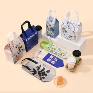 Custom Biodegradable Fabric Thermal Drink Food <b>Cooler</b> <b>Backpack</b> Bag Waterproof Non Woven Insulated Lunch Exhibition Bag - Product Image 6