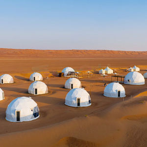 Dôme géodésique pliable pratique, type igloo, pour glamping, loisirs en plein air, camping, pique-nique, résistant au vent et portable - Product Image 3