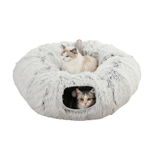 Hot Selling Luxe En Comfort Korte Pluche Cirkelvormige Kattentunnel Voor De Kat Om Te Rusten En Te Spelen - Product Image 1