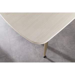 Juego de Mesa de Comedor Rectangular Moderno y Minimalista de 2 Piezas, Muebles para el Hogar con Respaldo Sólido y Duradero de Metal - Product Image 3