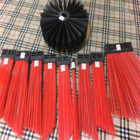 Brosse de balayage industrielle en plastique avec poils et diamètre de brosse personnalisables pour le nettoyage des rues et des pistes (prise en charge ODM)