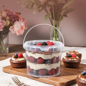 Cubos Herméticos para Alimentos al por Mayor con Tapa y Asa, Cubo Personalizado Vacío para Llevar Comida Recién Hecha en Hipermercados - Product Image 1