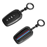 Funda y Cadena para Llaves de Toyota de Aleación de Zinc de Lujo, Resistente a Arañazos, Compatible con Venza, RAV4 Prime, Sienna, Land Cruiser 2021-2022