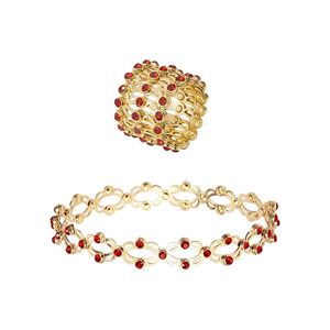 Nouvelle conception, bagues magiques 2 en 1 pliables et rétractables, zircon multicouche, bagues torsadées pour femmes, bracelets à breloques pour filles, bijoux tendance - Product Image 3