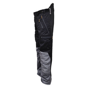 بنطلون أمان رجالي من ستيرديارمور، أسود ورمادي، فئة EN 1، مصنوع من قماش أكسفورد 100% بوليستر، 9 طبقات واقية، مضاد للقطع وقابل للتنفس - Product Image 2