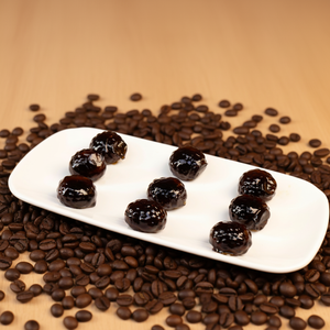 Caramelle Morbide Nere Senza Zucchero Seven Swings Coffee Burst, Confezione da 72g*24 Sacchetti - Product Image 1