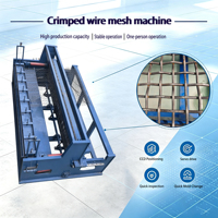 3-12mm Hydraulische Halbautomatische Crimptdrahtgeflechtmaschine für Erzsiebung
