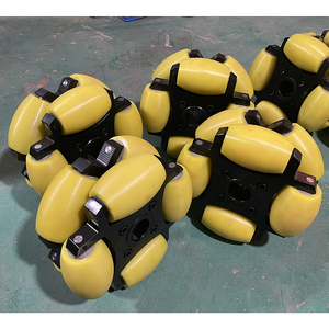 Heavy-duty 10 polegadas de aço carbono omni roda de alta precisão resistente ao desgaste omnidirecional roda para grandes robôs - Product Image 6