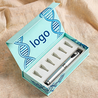 Boîte en papier pour stylo d'injection V2, emballage personnalisé avec logo, compatible avec les stylos doseurs réutilisables de 3 ml, étui de rangement et de présentation, fourniture OEM