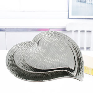 Platos de fruta de cerámica al horno de estilo americano, plato en forma de corazón para decoración de Hotel y hogar, fiestas de bodas ecológicas desechables - Product Image 1