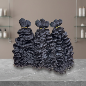 Extensiones de Cabello Humano de Alta Calidad, Ondulado, Remy, de un Solo Donante, Doble Trama, Cutícula Alineada, Cabello Camboyano, Reputables - Product Image 3