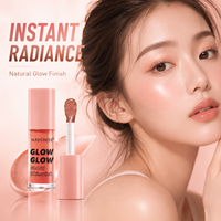 En stock – 5 couleurs – Fard à joues liquide naturel éclatant – Application lisse – Longue tenue – Prix de gros – Vente en gros – Maquillage visage – Maquillage des joues – Fard à joues
