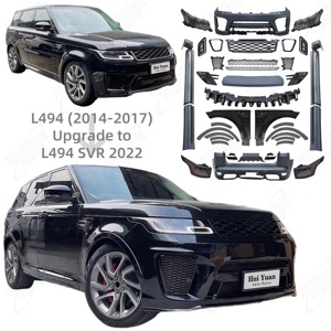 Kit de carrosserie en plastique PP de meilleure qualité pour <span class=keywords><strong>Range</strong></span> <span class=keywords><strong>Rover</strong></span> <span class=keywords><strong>Sport</strong></span> L494 2014-2017 Mise à niveau vers <span class=keywords><strong>2022</strong></span> phares de pare-chocs de style <span class=keywords><strong>SVR</strong></span> - Product Image 1