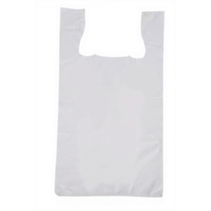 Bolsas de Plástico Resistentes HDPE Tipo Camiseta para Compras, con Logotipo Personalizado, Desechables, para Supermercados y Comercios Minoristas, OEM ODM - Product Image 1