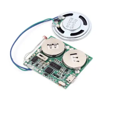 Módulo de sonido programable con Sensor de luz, reproductor de música USB para tarjeta de felicitación parlante, regalos creativos