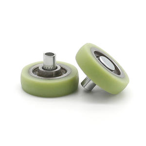 Manufacturer Supplies 624UG Ball Bearing <b>Pulleys</b> Polyurethane (PU) Silent Arc-Shaped Casters for Flat Belt Wholesale - Product Image 2