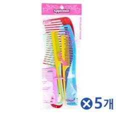 <b>Set</b> of 6 Pieces X 5 Pieces Color Beauty Comb Hair Brush Haircomb <b>Hairbrush</b> <b>Set</b> - Product Image 1