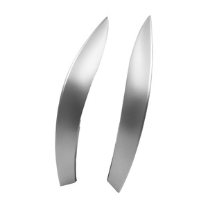 Toyota Corolla Air Vent Side Trim <b>Brackets</b> 2007-2013 Light Gray <b>Plastic</b> Left Door Handle Trim - Product Image 3