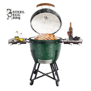 SEB KAMADO 23,5 pulgadas Kebap <span class=keywords><strong>Grill</strong></span> 21 24 26 Verde <span class=keywords><strong>Barbacoa</strong></span> De Cerámica Komado Joe Parrillas De <span class=keywords><strong>Barbacoa</strong></span> De Carbón Sin Humo - Product Image 1
