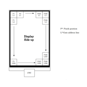 Mới đến ls032b7dd02 ban đầu 3.2 inch 336x536 Transflective <span class=keywords><strong>LCD</strong></span> hiển thị SPI giao diện nhỏ <span class=keywords><strong>LCD</strong></span> hiển thị mô-đun - Product Image 3