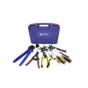 A-2546B Crimping Pliers Solar PV Professional Installation <b>Tool</b> Set C4K-L Solar System Copper Wire Cutters Screw Driver <b>Spanner</b> - Product Image 6