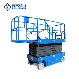 פלטפורמת הרמה ניידת מסוג מספריים קלה במשקל, גובה הרמה 6 מטר 8 מטר, שולחן הרמה נייד מסוג מספריים - Product Image 2