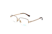 Kacamata Superovo Titanium Half-Frame Half-Rim Ringan Unisex Dewasa Desain Lipat Berlian Hiasan Wajah untuk Sehari-hari
