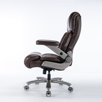 Chaise de directeur Président-directeur général Chaise de bureau tournante de luxe Big boss Brown Executive Office Chair Furniture