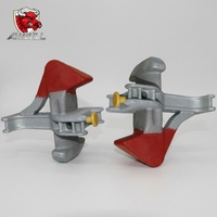 Ambull Factory Wholesale Sand Blasted CNC Machined Hot Dip Galvanized Casting Steel Container Midlock Automatic Fixing Cone