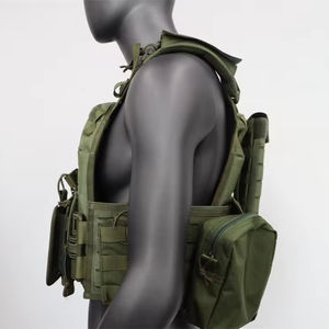 Molle System Camo Combat Body Protection Plate Carrier Gilet tactique couleur Camouflage à dégagement rapide à une main - Product Image 3