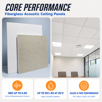 Plafond suspendu en PVC laminé léger et résistant à l'humidité, en forme de carré, avec grille en T, pour usage commercial et résidentiel
