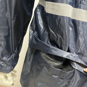 Set di pantaloni traspiranti giacca da pioggia con cappuccio regolabile per lavoratori stradali e pendolari impermeabili - Product Image 6