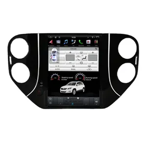 ステアリングホイールコントロールハンズフリー/BTカーラジオプレーヤーを備えたVW Tiguan 2010-2016用の10.4インチ垂直AndroidGPSスクリーン