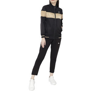 Nouvelle arrivée de survêtement zippé pour femmes Design personnalisé 100% coton motif solide Top Design pour l'hiver - Product Image 1