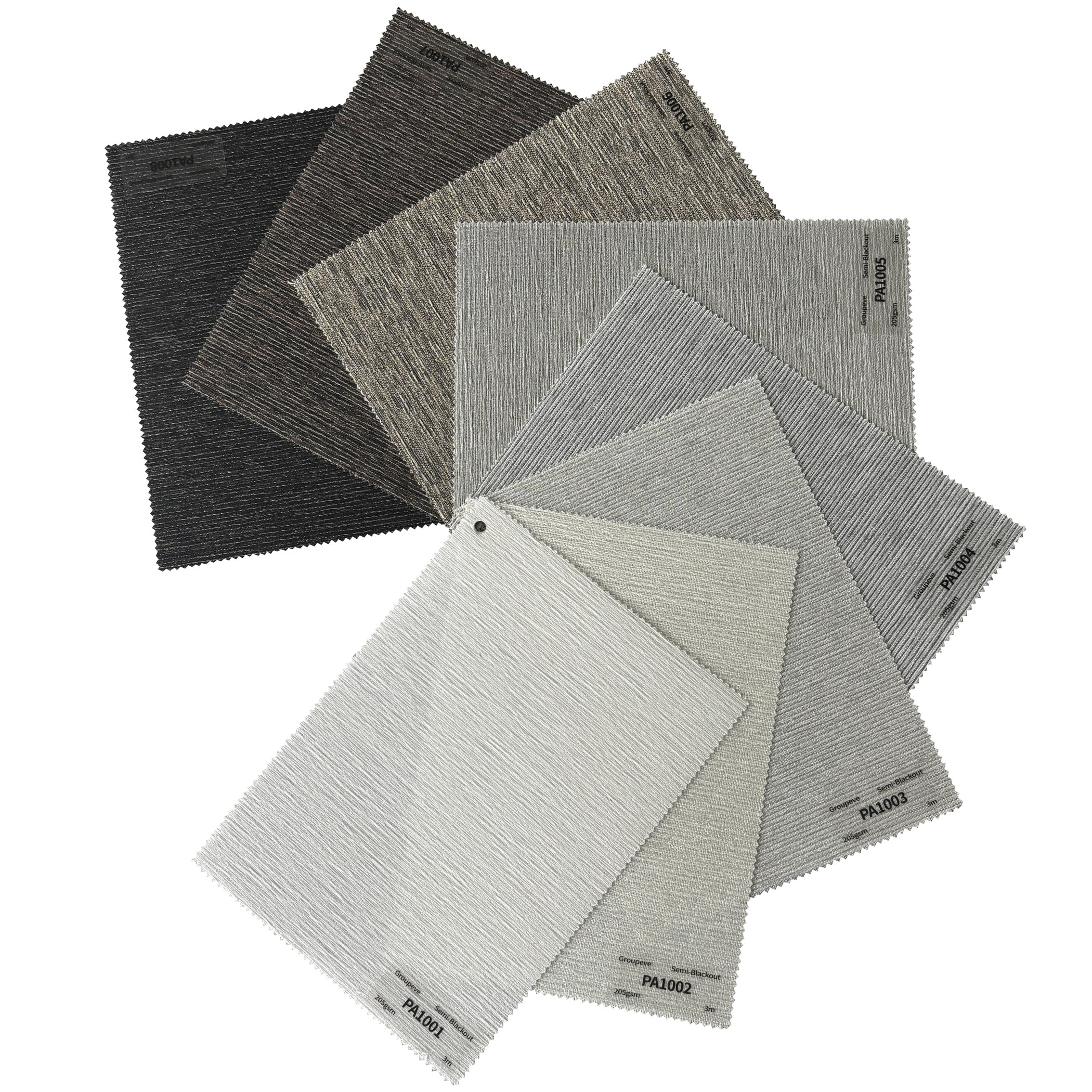 Rouleau occultant de tissu PA1001-PA1008