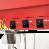 Máquina de Palomitas de Maíz Eléctrica Automática, Comercial, OEM/ODM, Fábrica Mayorista China
